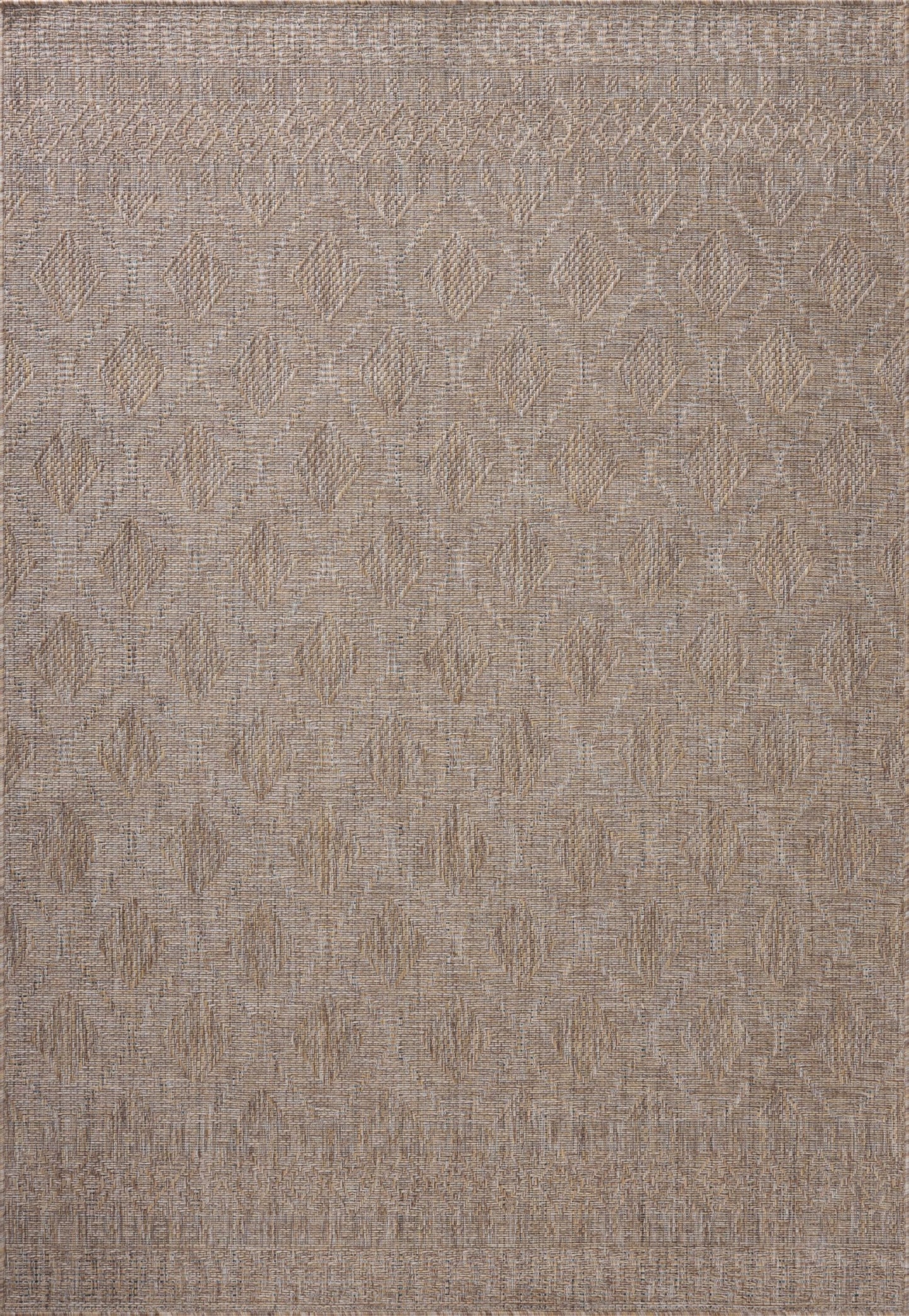 Loloi Amber Lewis Topanga Collection TOP-06 Natural/Mist 5'-3" x 7'-6" Indoor/Outdoor Area Rug