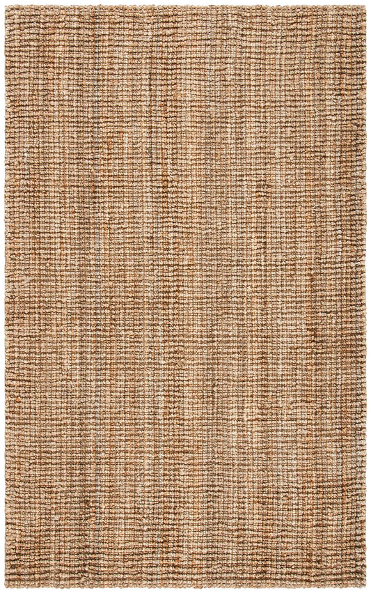 SAFAVIEH Natural Fiber Collection Area Rug - 6' x 9', Natural, Handmade Jute, Ideal for High Traffic Areas in Living Room, Bedroom (NFB447A)