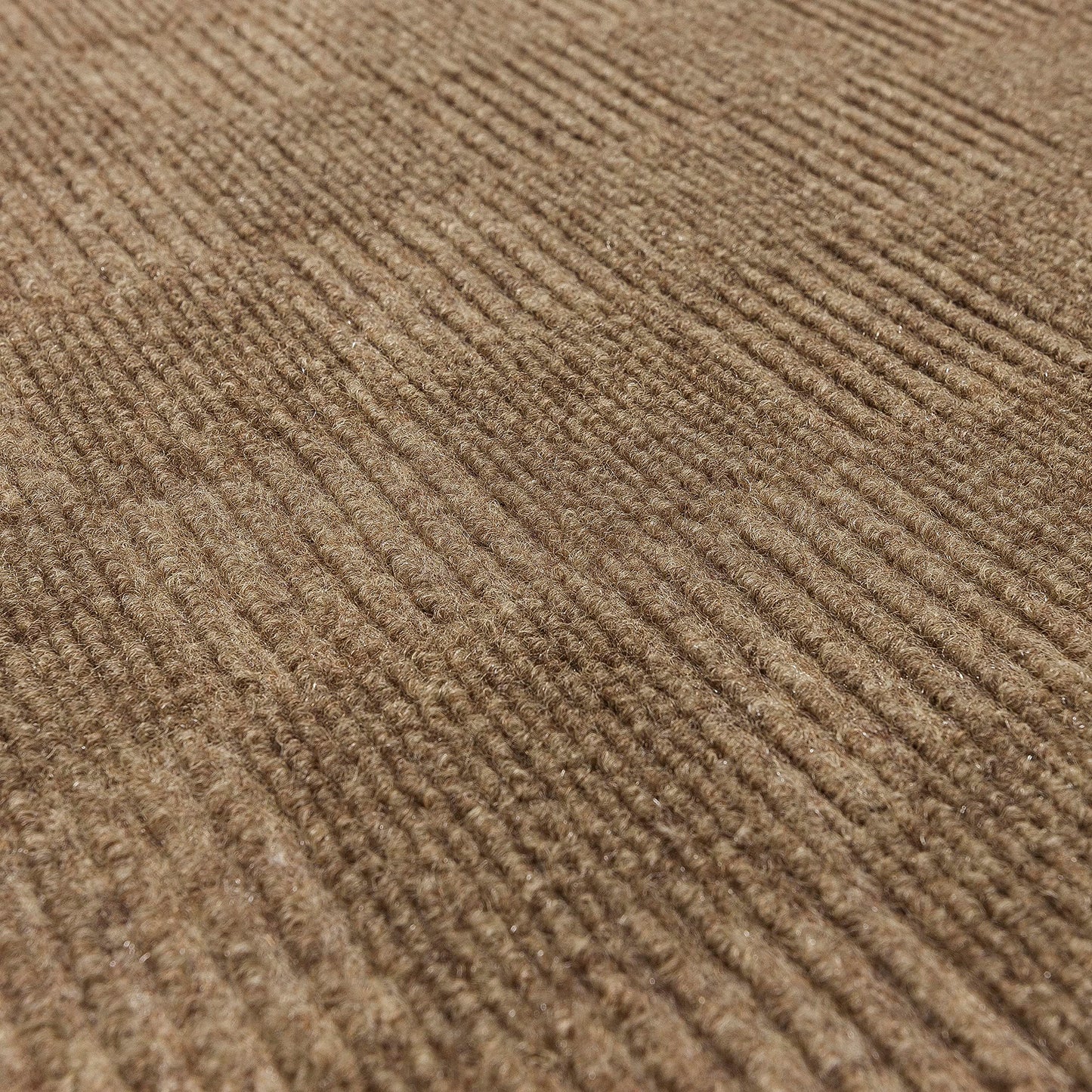 Mohawk Home 24" x 24" Indoor/Outdoor 0.25" Pile Height, Peel and Stick Carpet Tile, Brown Polyester, (15 Tiles) (60 sqft/Box)