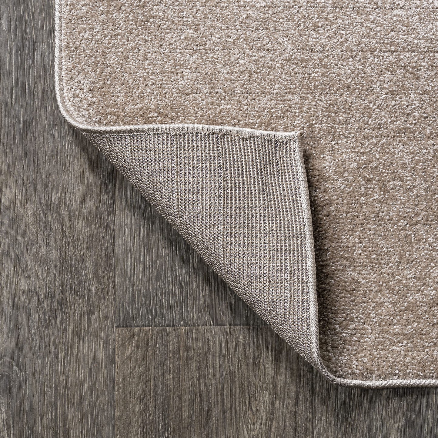 JONATHAN Y Haze Solid Low-Pile Beige 6x9 Oval Indoor Area Rug, Coastal,Bohemian,Minimalist,Classic, Easy-Cleaning for Living Room,Bedroom,Kitchen,Pet Friendly,Non-Shedding (SEU100G-6OV)