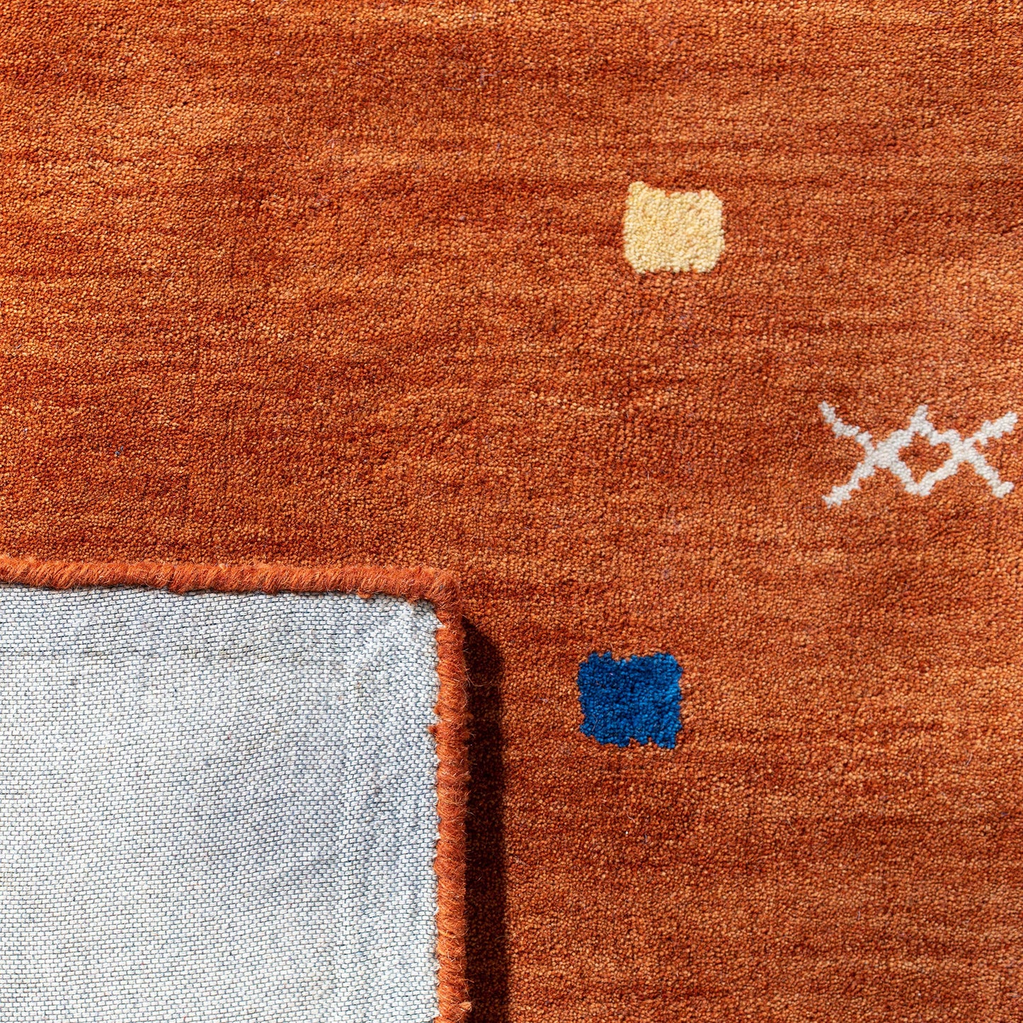 SAFAVIEH Himalaya Collection Area Rug - 5' x 8', Rust, Handmade Boho Tribal Wool, Ideal for High Traffic Areas in Living Room, Bedroom (HIM563P)