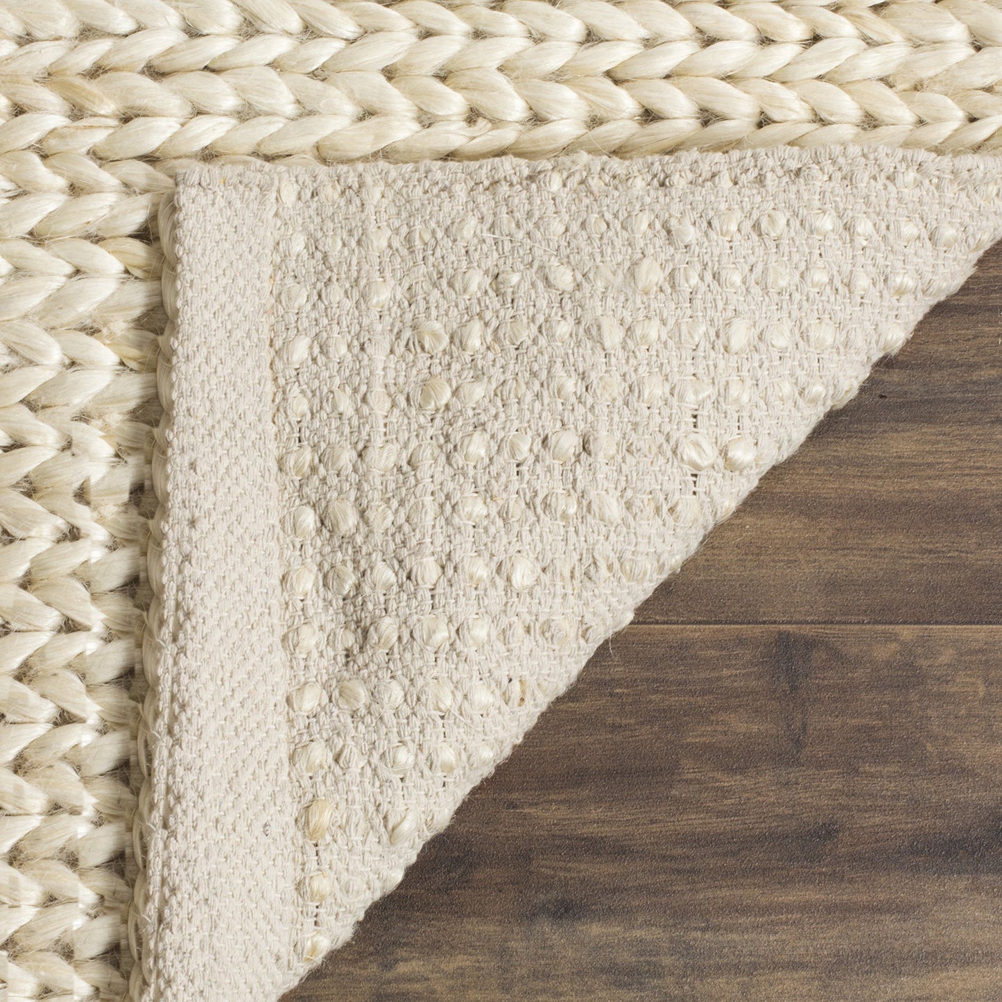 SAFAVIEH Natural Fiber Collection Runner Rug - 2' x 6', Cream, Sisal, Woven Design with Border (NF525A)