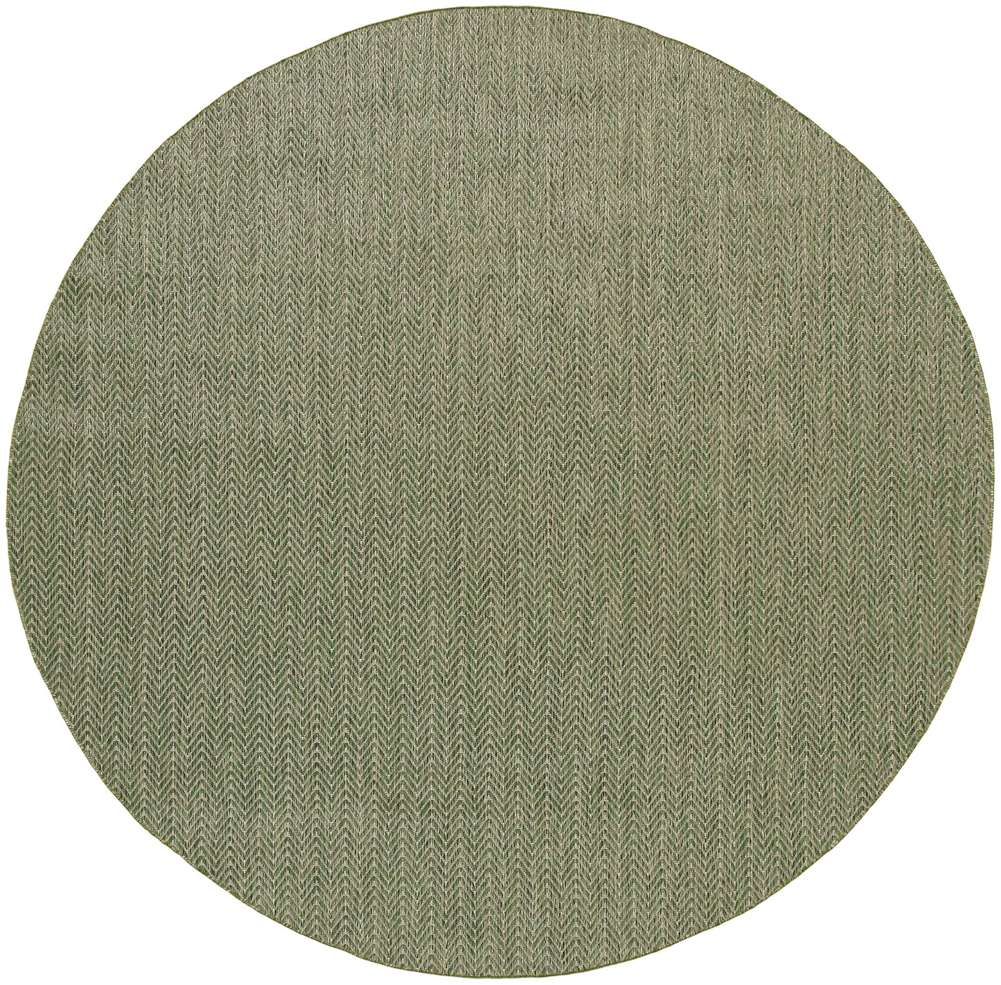 Nourison Home Horizon Indoor/Outdoor Green 8' x Round Area Rug - Easy Clean, Non Shedding, Bed Room, Living Room, Dining Room, Kitchen (8' x Round)