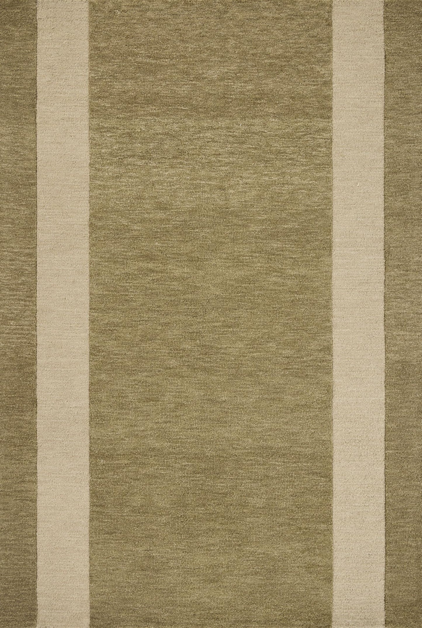 Loloi Leanne Ford Craven Collection CVN-01 Light Olive/Oatmeal 5'-0" x 7'-6" Area Rug Geometrical, Patterned, Neutral, Living Room, Bedroom, Dining Room