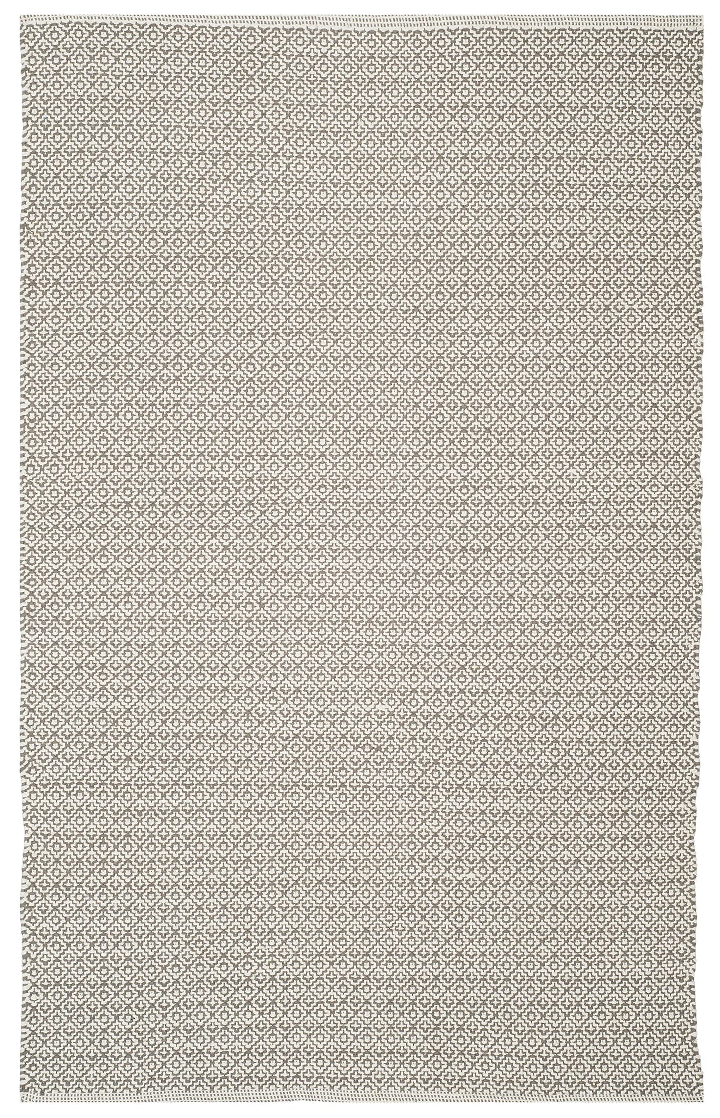 SAFAVIEH Montauk Collection Accent Rug - 4' x 6', Ivory & Grey, Handmade Cotton, Ideal for High Traffic Areas in Entryway, Living Room, Bedroom (MTK717A)