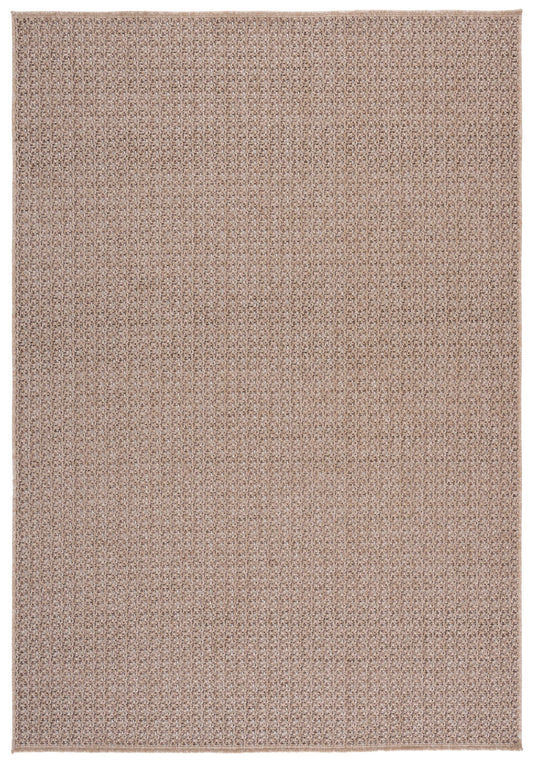 SAFAVIEH Washable Rug Outdoor Sisal Performance Collection - 4' x 6', Dark Beige & Beige, Non-Shedding & Easy to Clean, Ideal for Patio, Backyard, Mudroom (SPF110B)