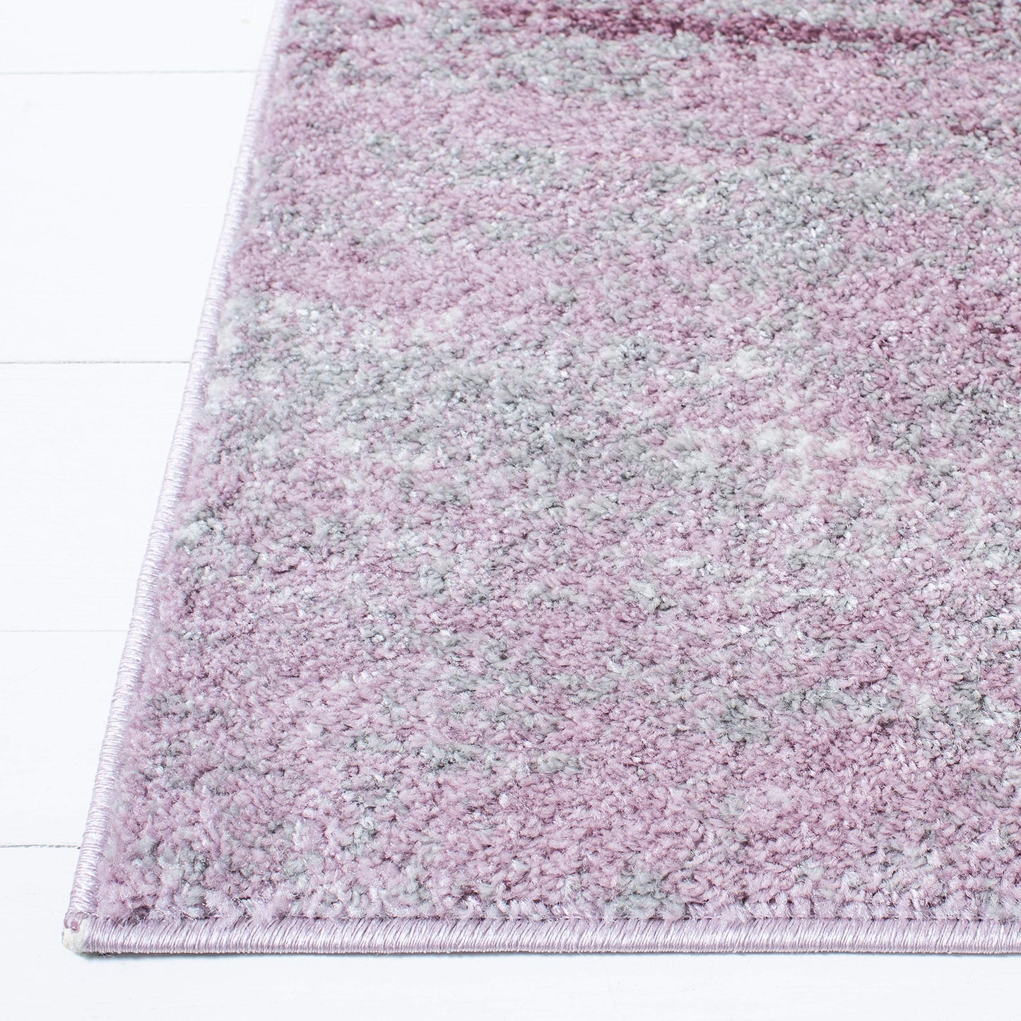 SAFAVIEH Adirondack Collection Accent Rug - 4' x 6', Grey & Purple, Modern Abstract Design, Non-Shedding & Easy Care, Ideal for High Traffic Areas in Entryway, Living Room, Bedroom (ADR112V)