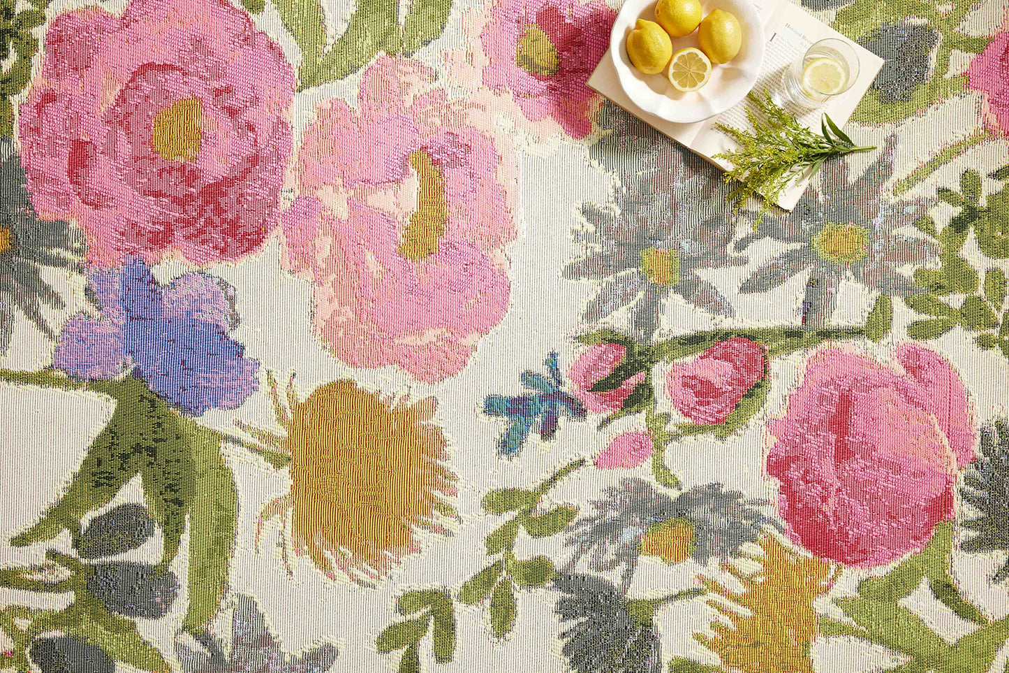 Loloi Botanical Collection BOT-01 Ivory/Multi 7'-10" x 11'-2" Area Rug