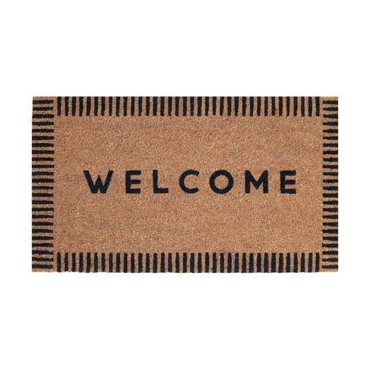Folkulture Welcome Matt Outdoor | 16 x 28 Door Mats for Front Door Mat Outside Entrance | Eco Friendly | Welcome-Mats Cute | Coir Door Mats | Outdoor Decor for Home | Durable & Anti Slip
