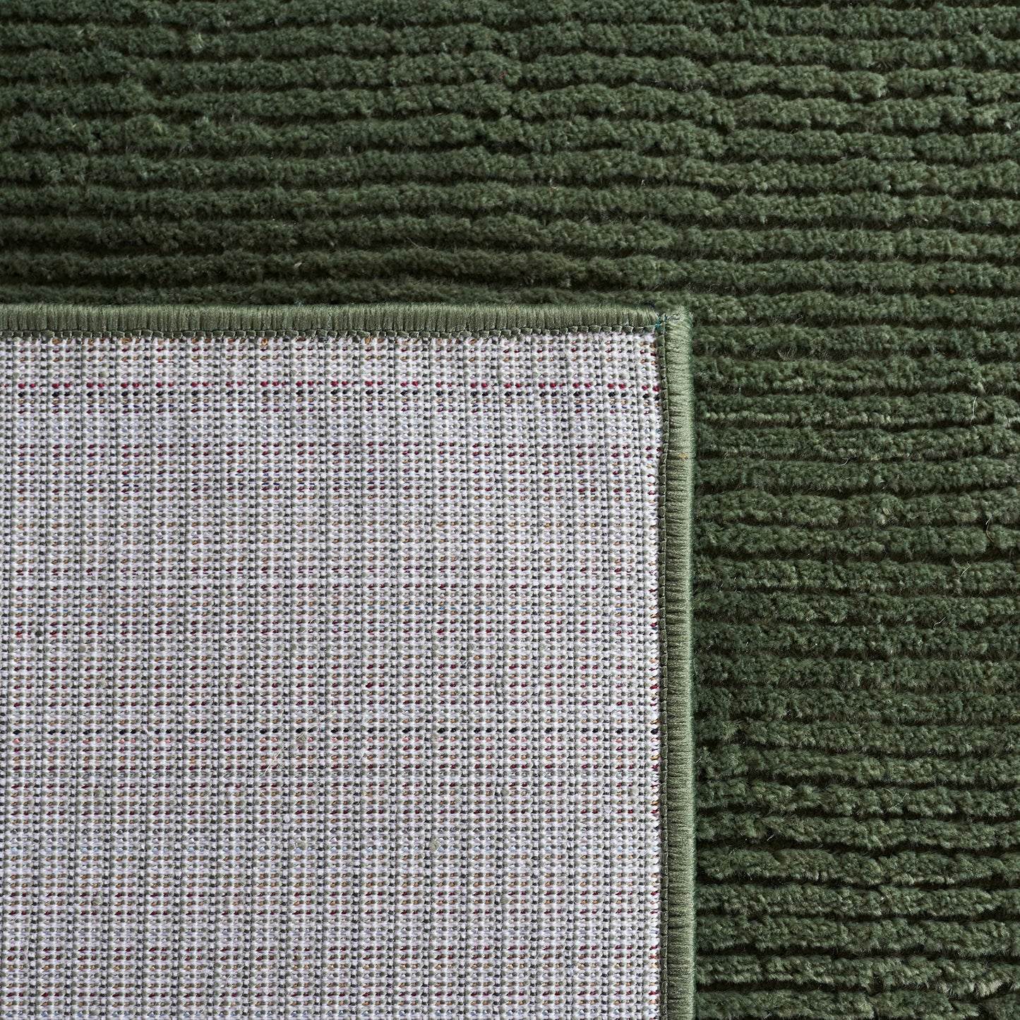 SAFAVIEH Revive Collection Area Rug - 6'7" Square, Green, Solid Design, Non-Shedding & Easy Care, Ideal for High Traffic Areas in Living Room, Bedroom (REV102Y)