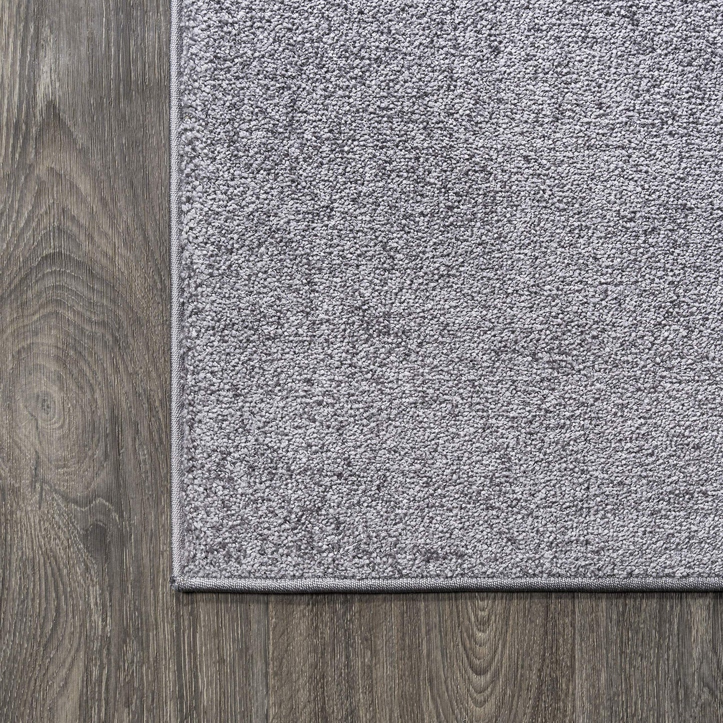 JONATHAN Y Haze Solid Low-Pile Gray Indoor Area Rug 3x5, Coastal,Bohemian,Minimalist,Classic, Easy-Cleaning for Living Room,Bedroom,Kitchen,Pet Friendly,Non-Shedding (SEU100A-3)
