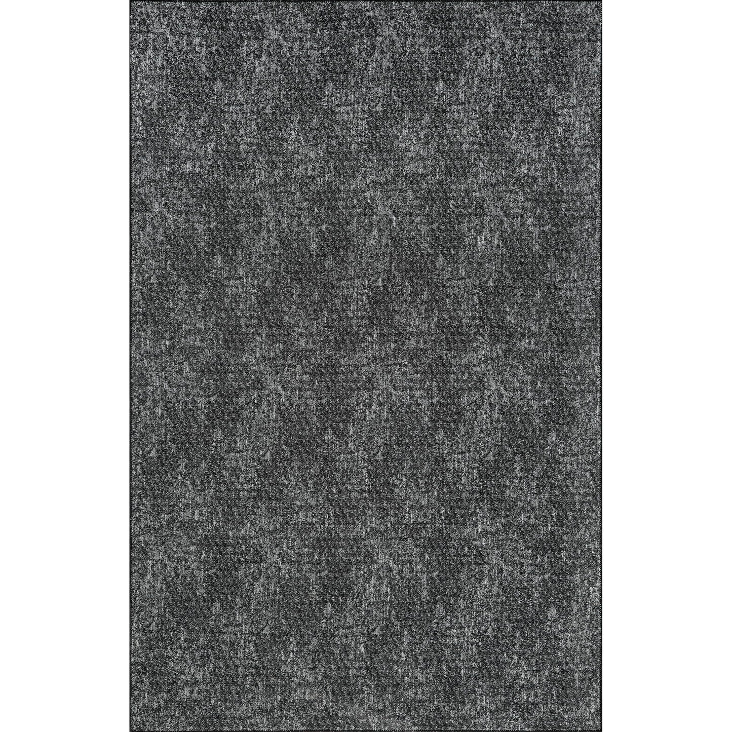 nuLOOM Elspeth Casual Faded Machine Washable Area Rug, 5x8, Charcoal