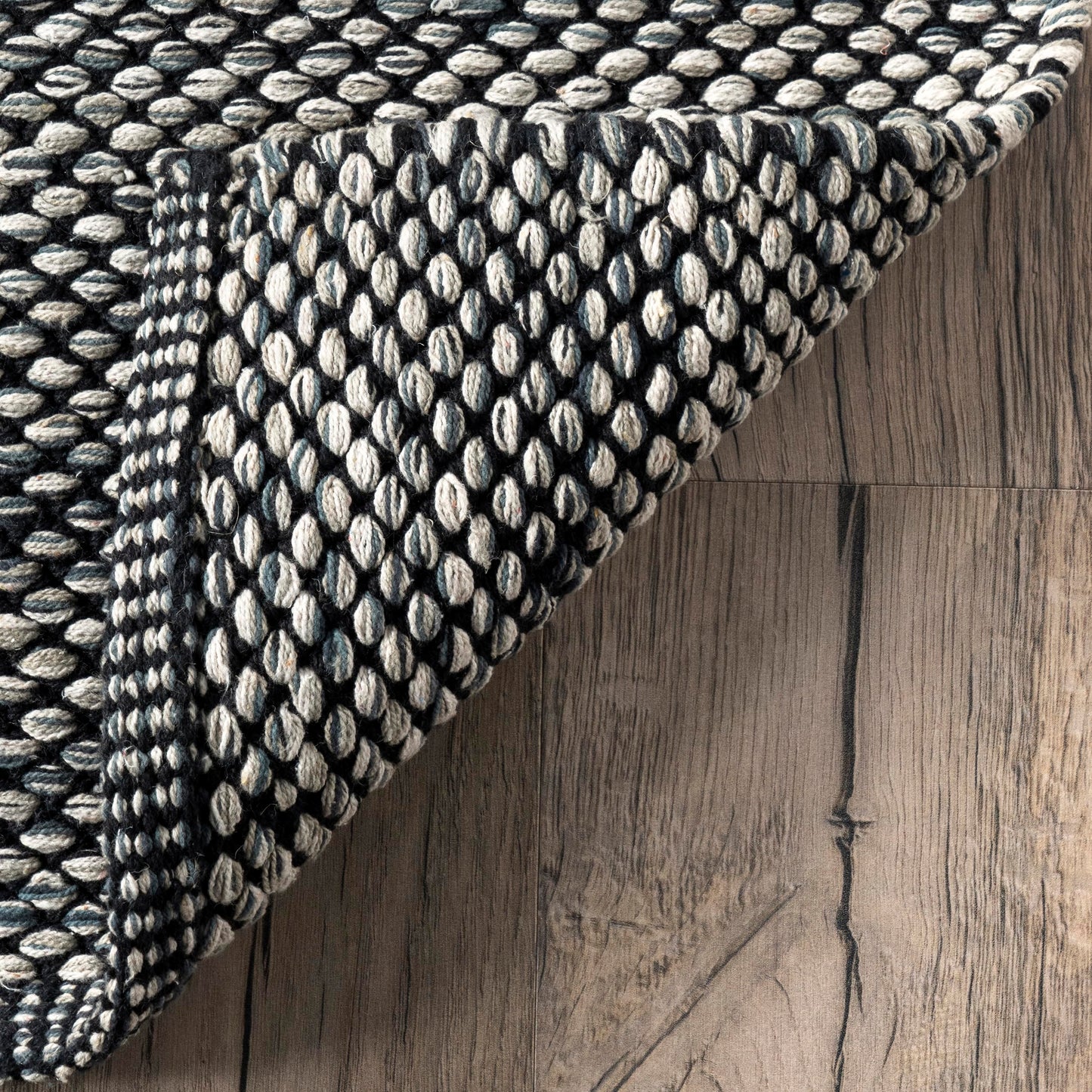 Nuloom Alessi Hand Woven, Grey, 11'6" x 14'6", Solid, Cotton, Soft and Gentle, High Traffic, Stain Resistant, Easy Clean, Durable Area Rug for Bedroom, Living Room, Dining Space, Den, Foyer, Entryway