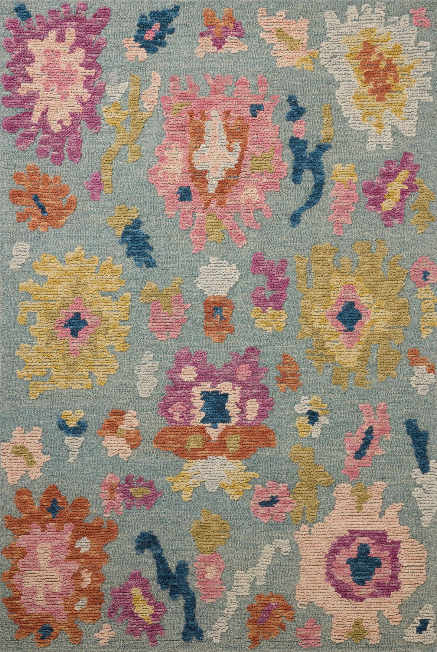 Loloi Tilly Collection TIL-01 Spa/Multi 5'-0" x 7'-6" Area Rug