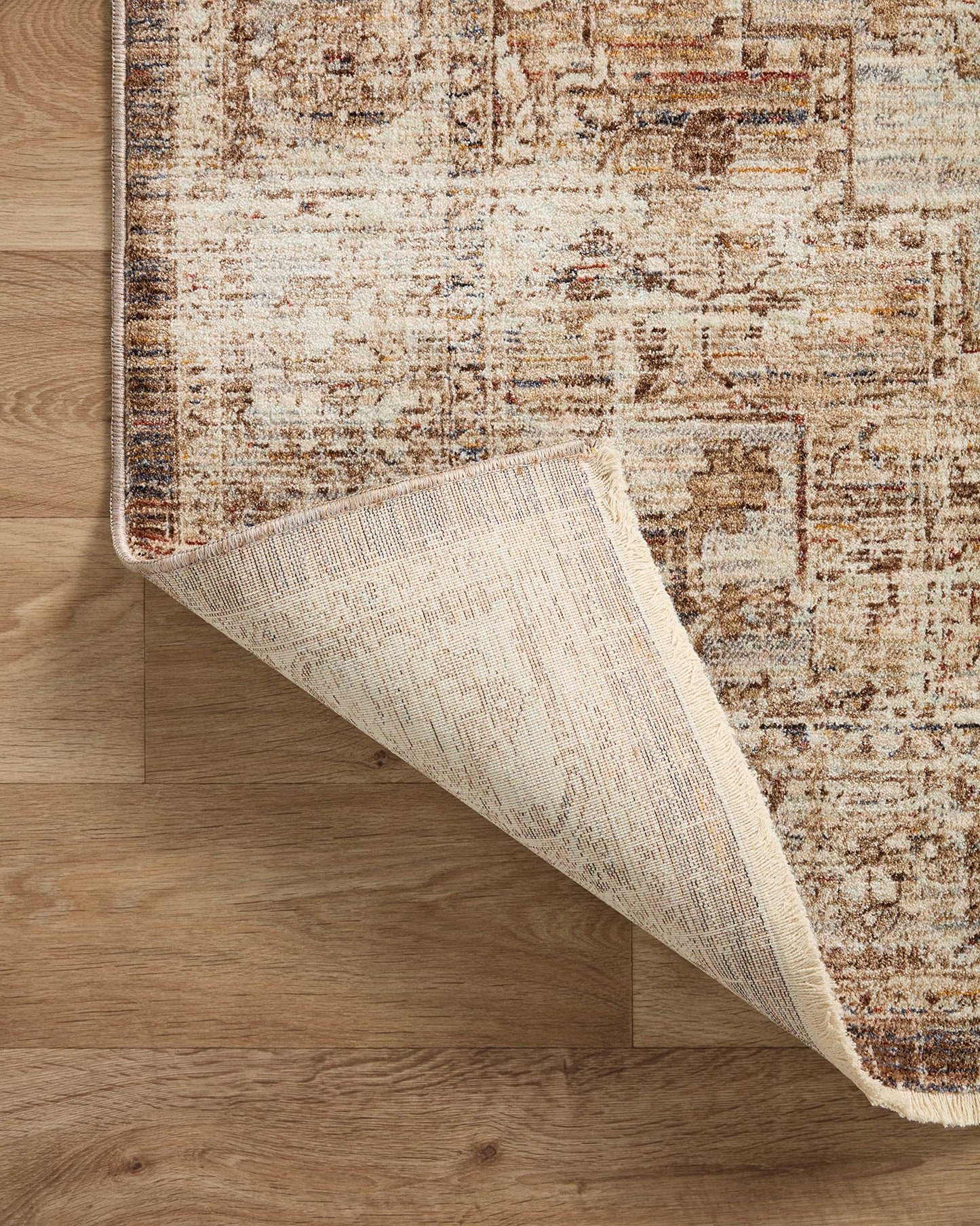 Loloi Sorrento Collection SOR-03 Mocha/Multi 6'-7" x 9'-10" Area Rug