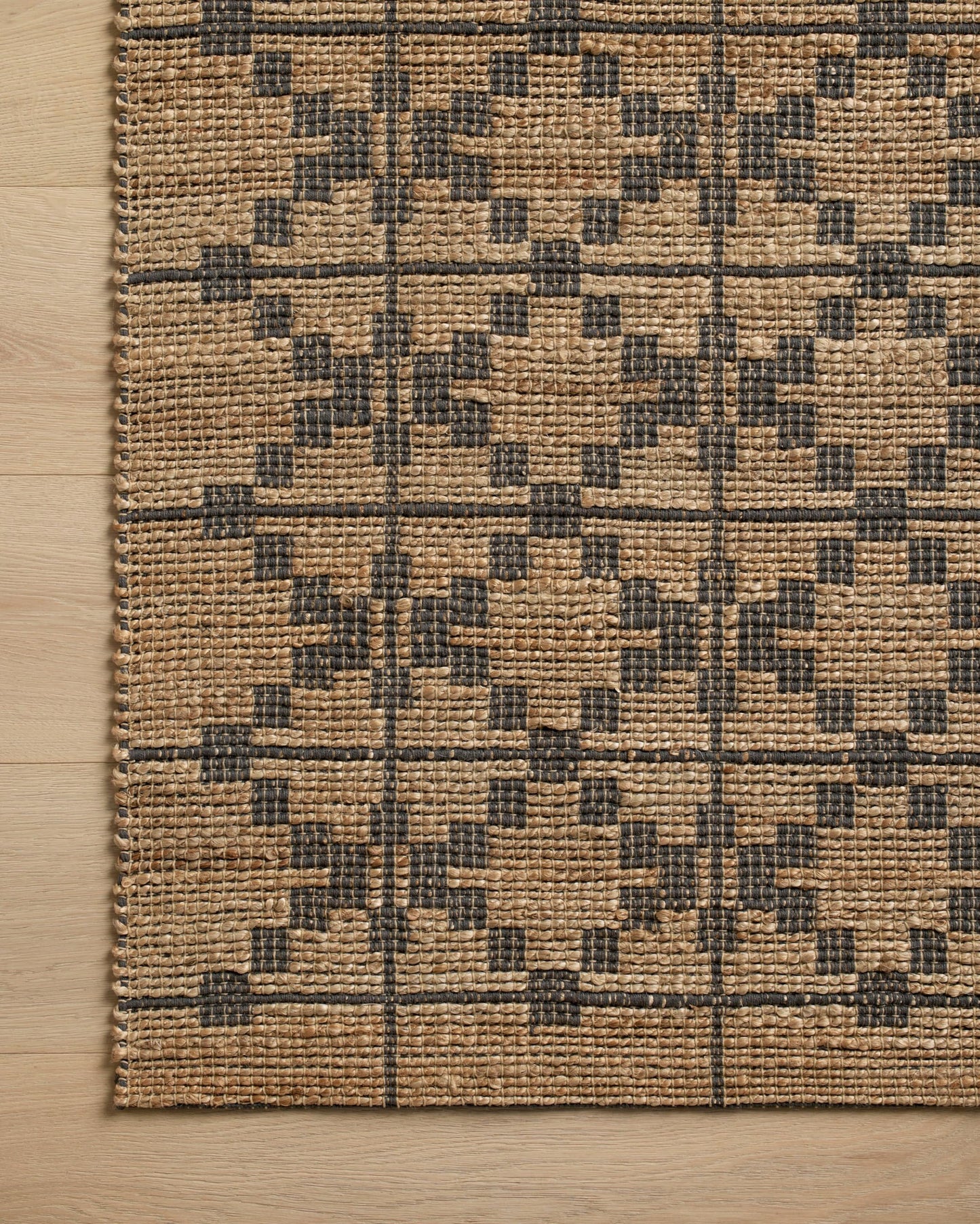 Loloi Chris Loves Julia Judy Collection JUD-05 Natural/Graphite 5'-0" x 7'-6" Area Rug