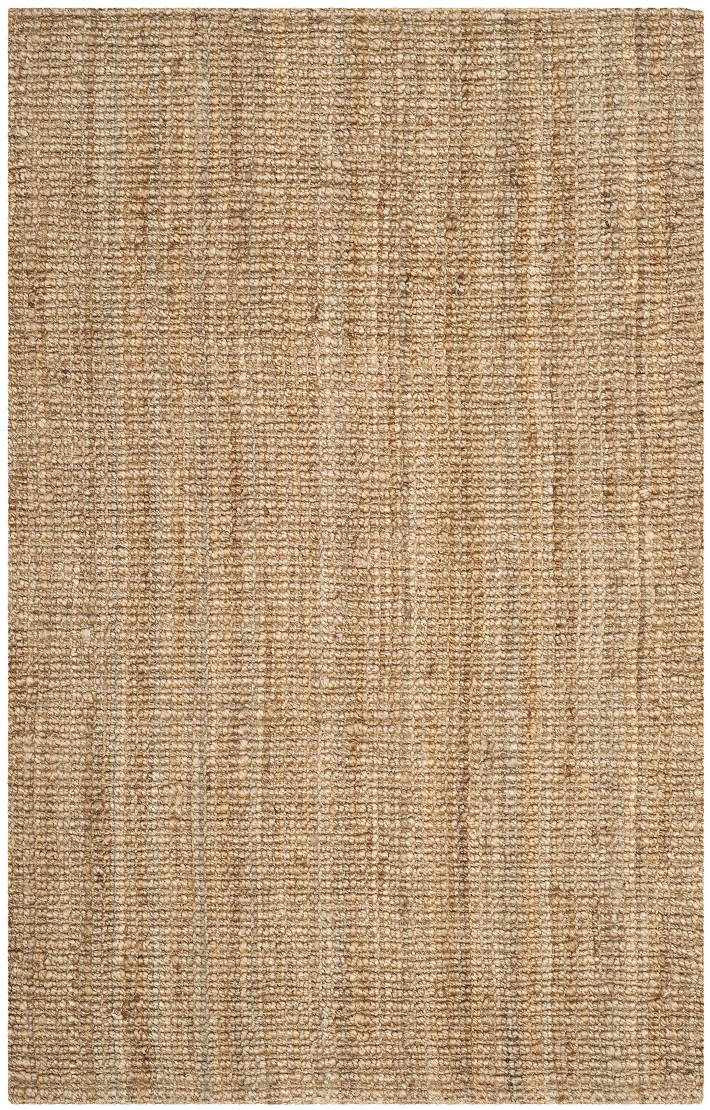 SAFAVIEH Area Rug 3x5 - Natural Fiber Collection - Natural Brown, Handmade Jute, Farmhouse Style, Chunky Textured Thick Pile (NF447A)