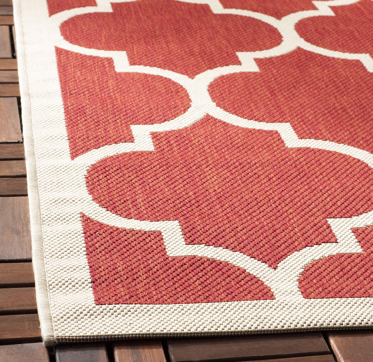 SAFAVIEH Washable Rug Outdoor Courtyard Collection - 2'3" x 10' Runner, Anthracite & Beige, Non-Shedding & Easy Cleaning, Ideal for Patio, Entryway, Mudroom, Hallway, Kitchen (CY6914-246)