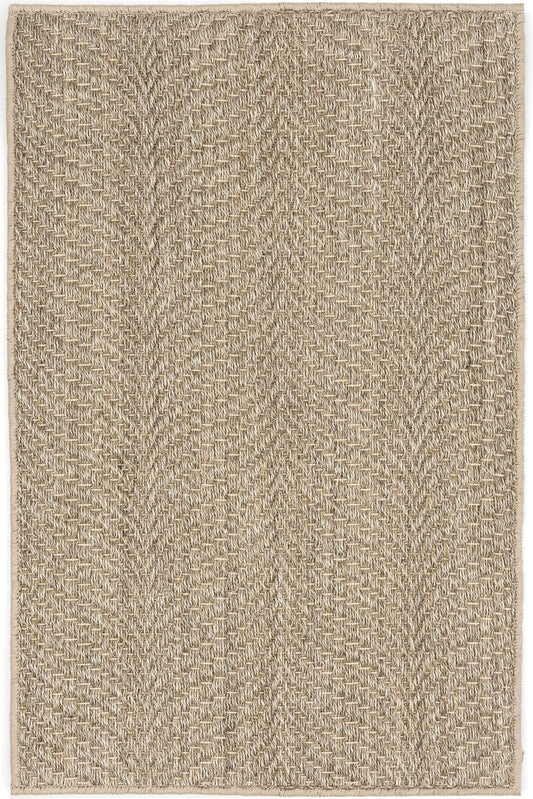 Dash and Albert Wave Sisal Area Rug - 2' x 3' Neutral Solid Woven Accent Rug - Durable, High Traffic Areas Hallway, Stairs, Bedroom, Living Room