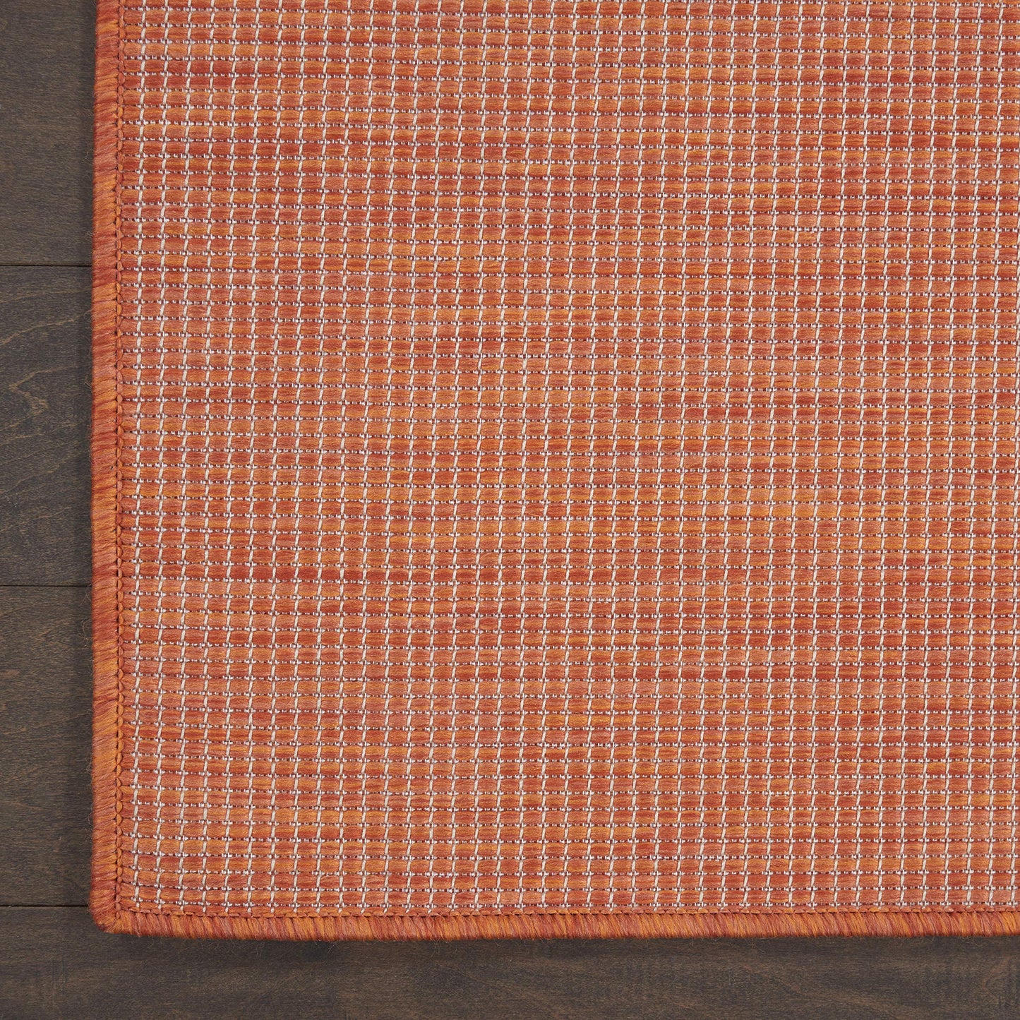 Nourison Home Positano Terracotta 4' x 6' Area Rug - Easy Clean, Non Shedding, Bed Room, Living Room, Dining Room, Kitchen (4' x 6')