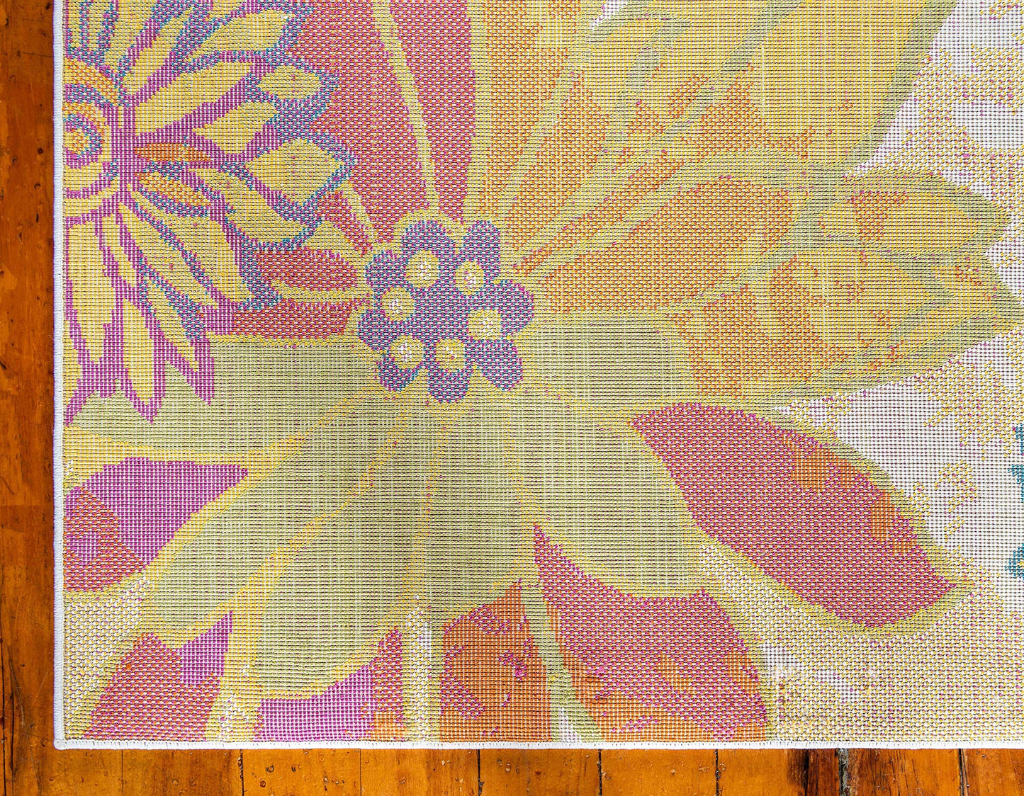 Unique Loom Lyon Collection Area Rug - Kennedy (2' 7" x 10' Runner, Ivory/ Green)